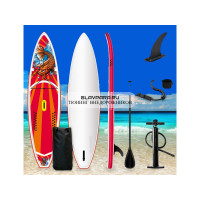 Надувная доска для SUP (САП) серфинга 350*76*15cm Рыба INFLATABLE SURFBOARD LH-09-1