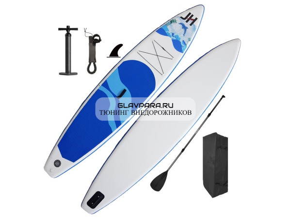 Надувная доска для SUP (САП) серфинга 350*80*15 Дельфин JH350-02 однослойная