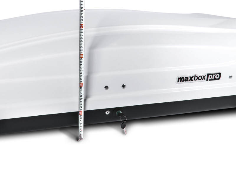 Автобокс MaxBox PRO 460 (средний) белый глянцевый 175*84*42 см двустороннее открывание Автобокс MaxBox PRO 460 (средний) белый глянцевый 175*84*42 см двустороннее открывание