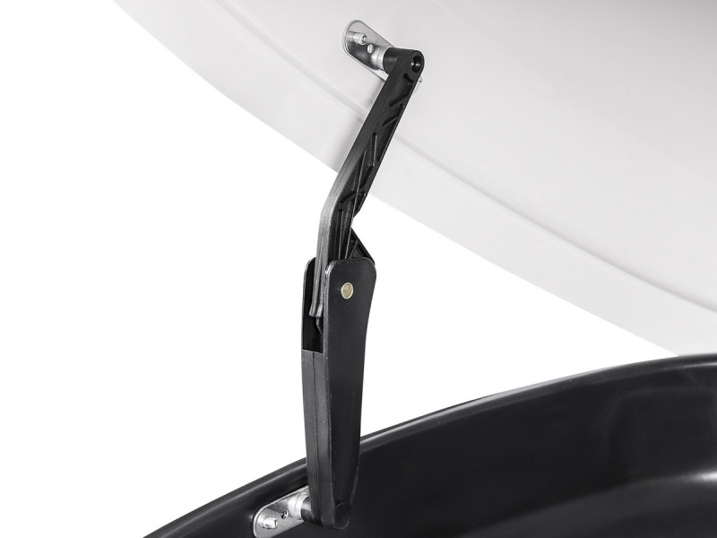 Автобокс MaxBox PRO 460 (средний) белый глянцевый 175*84*42 см двустороннее открывание Автобокс MaxBox PRO 460 (средний) белый глянцевый 175*84*42 см двустороннее открывание