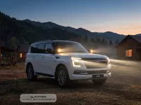 Крепление фар на капот BMS для Nissan Patrol Y63 Крепление фар на капот BMS для Nissan Patrol Y63