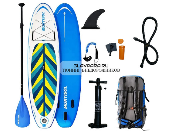 Надувная доска для SUP (САП) серфинга MURTISOL-320-BLUE 320*83*15 см