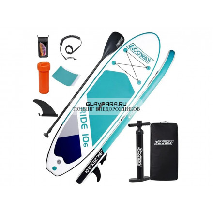 Надувная доска для SUP (САП) серфинга 320*80*15 A01 ACOWAY однослойная, 3 плавника Надувная доска для SUP (САП) серфинга 320*80*15 A01 ACOWAY однослойная, 3 плавника