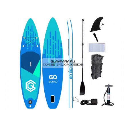 Надувная доска для SUP (САП) серфинга GQ BOARD голубой+-зеленый 335*81*15 см Надувная доска для SUP (САП) серфинга GQ BOARD голубой+-зеленый 335*81*15 см