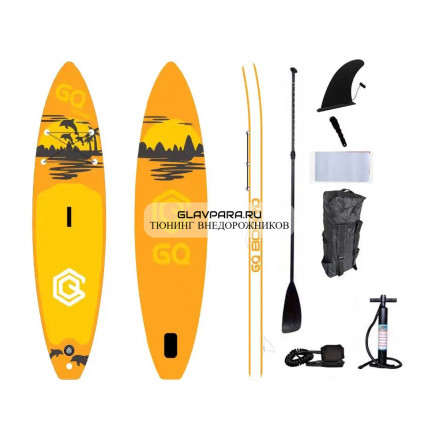 Надувная доска для SUP (САП) серфинга GQ BOARD жёлтый 335*81*15 см Надувная доска для SUP (САП) серфинга GQ BOARD жёлтый 335*81*15 см