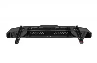 Бампер РИФ силовой задний Toyota Land Cruiser 200 2013-2015 с квадратом под фаркоп, калиткой, фонарями, подсветкой номера
