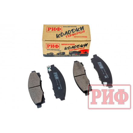 Колодки тормозные РИФ Mitsubishi L200 2005+, Pajero Sport 2008-2015 OEM 4605A284, 4605B233, 4605A198 Колодки тормозные РИФ Mitsubishi L200 2005+, Pajero Sport 2008-2015 OEM 4605A284, 4605B233, 4605A198