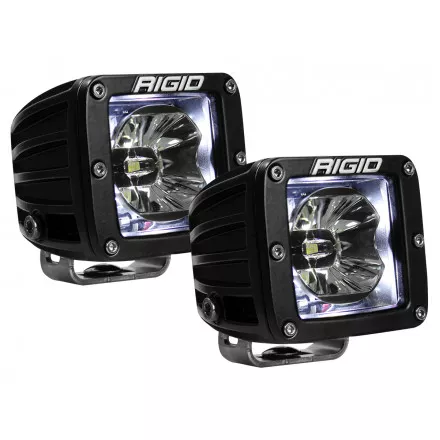 Светодиодные фары RIGID Radiance POD с белой подсветкой корпуса Светодиодные фары RIGID Radiance POD с белой подсветкой корпуса