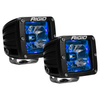 Светодиодные фары RIGID Radiance POD с синей подсветкой корпуса