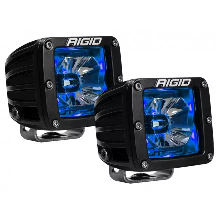 Светодиодные фары RIGID Radiance POD с синей подсветкой корпуса Светодиодные фары RIGID Radiance POD с синей подсветкой корпуса