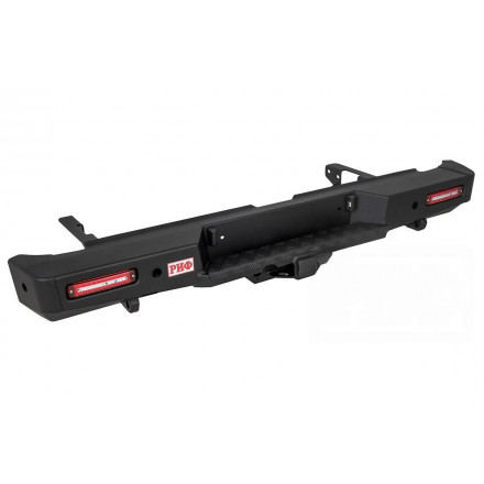 Бампер РИФ силовой задний JAC T8, Sollers ST8 с квадратом под фаркоп и фонарями (RIFJT8-21150)