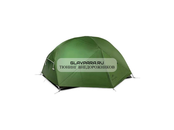 Палатка Naturehike Mongar 2-местная, алюминиевый каркас, зеленая