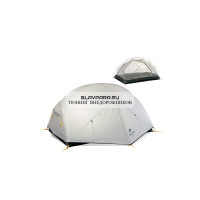 Палатка Naturehike Mongar 2-местная, алюминиевый каркас, сверхлегкая, серая