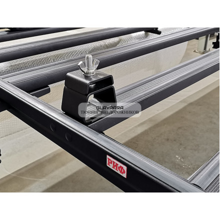 Кронштейны для верхнего крепления домкрата Hi-Jack к алюминиевому багажнику (платформе) РИФ