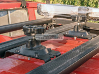 Кронштейны для крепления экспедиционной канистры к алюминиевому багажнику (платформе) РИФ Кронштейны для крепления экспедиционной канистры к алюминиевому багажнику (платформе) РИФ