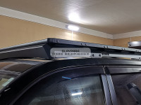 Багажник экспедиционный (платформа) алюминиевый РИФ 1150x2080 мм для Toyota Land Cruiser Prado 120 (с крепежом)