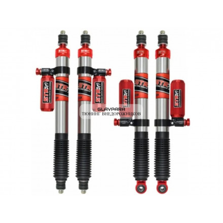 Комплект амортизаторов STR4X4 3.0" Racepace для Nissan Safari Y60 Y61 (лифт 4") с 3мя регулировками Комплект амортизаторов STR4X4 3.0" Racepace для Nissan Safari Y60 Y61 (лифт 4") с 3мя регулировками