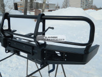 Бампер передний силовой Torque 4x4 для Toyota Land Cruiser 80 с площадкой под лебедку