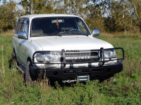 Бампер передний силовой Torque 4x4 для Toyota Land Cruiser 80 с площадкой под лебедку