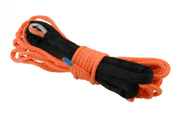 Трос для лебедки синтетический 12мм*25 метров (оранжевый)