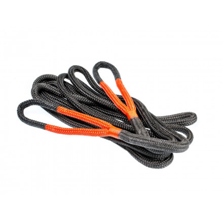 Трос динамический 19мм*6м*8 тонн (веревочный) серый/красный