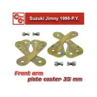 Кастер пластины передних рычагов Tuning4WD для Suzuki Jimny JB 32 мм