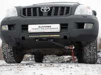 Мини силовик STC Toyota Land Cruiser Prado 120 с площадкой для лебедки