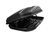 Автобокс-багажник на крышу аэродинамический "Active L" двустороннее открывание 650 литров (черный)