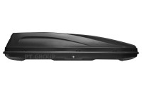 Автобокс-багажник на крышу аэродинамический "Active L" двустороннее открывание 650 литров (черный)