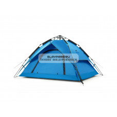 Палатка Naturehike 4-местная, быстросборная, синяя