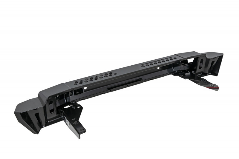 Бампер РИФ силовой задний Toyota Land Cruiser 200 2012-2015 с квадратом под фаркоп и фонарями Бампер РИФ силовой задний Toyota Land Cruiser 200 2012-2015 с квадратом под фаркоп и фонарями