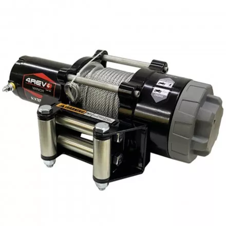 Лебёдка 4Revo AX‑2500 для квадроцикла/снегохода 12V, 2500 lb, стальной трос