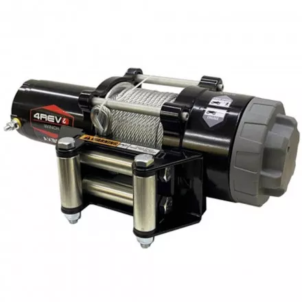 Лебёдка 4Revo AX‑3500 для квадроцикла/снегохода 12V, 3500 lb, стальной трос