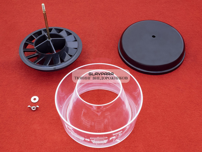 Насадка на шноркель с предочистителем воздуха прозрачная (диаметр 3.5") Насадка на шноркель с предочистителем воздуха прозрачная (диаметр 3.5")