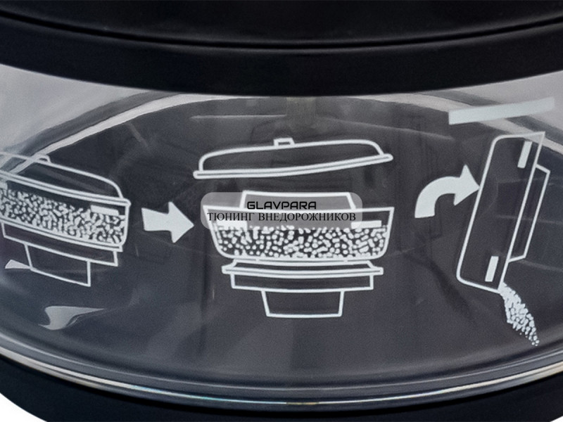 Насадка на шноркель с предочистителем воздуха прозрачная (диаметр 3.5") Насадка на шноркель с предочистителем воздуха прозрачная (диаметр 3.5")