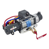 Лебёдка электрическая двухскоростная 12V Runva EWD10000SSR 4500 кг синтетический трос