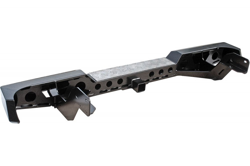 Бампер силовой задний РИФ для Ford Ranger T6 2011-2015 с квадратом под фаркоп Бампер силовой задний РИФ для Ford Ranger T6 2011-2015 с квадратом под фаркоп