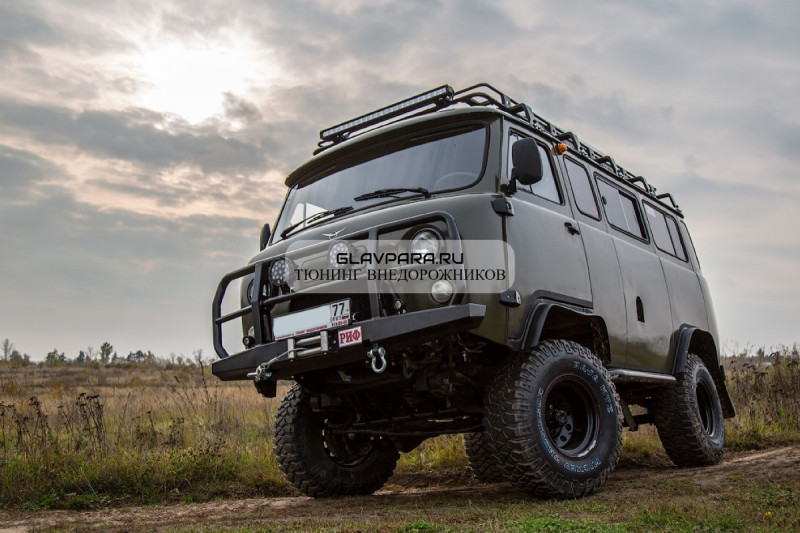 Бампер РИФ силовой передний УАЗ Буханка усиленный с защитной дугой Бампер РИФ силовой передний УАЗ Буханка усиленный с защитной дугой