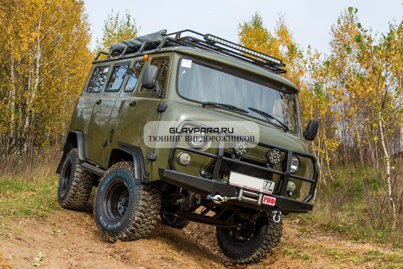 Бампер РИФ силовой передний УАЗ Буханка усиленный с защитной дугой Бампер РИФ силовой передний УАЗ Буханка усиленный с защитной дугой