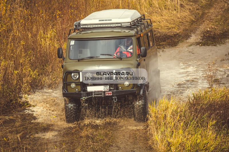 Бампер РИФ силовой передний УАЗ Буханка усиленный с защитной дугой Бампер РИФ силовой передний УАЗ Буханка усиленный с защитной дугой