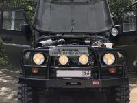 Бампер РИФ силовой передний УАЗ Хантер усиленный с трубной защитной дугой Бампер РИФ силовой передний УАЗ Хантер усиленный с трубной защитной дугой