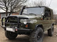 Бампер РИФ силовой передний УАЗ Хантер усиленный с трубной защитной дугой Бампер РИФ силовой передний УАЗ Хантер усиленный с трубной защитной дугой