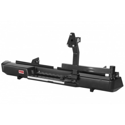 Бампер силовой задний РИФ для Mitsubishi L200 2015-2019 с калиткой, без фаркопа