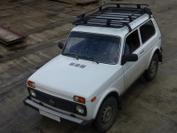 Багажник экспедиционный УНИКАР сварной с сеткой для ВАЗ 2121 Нива