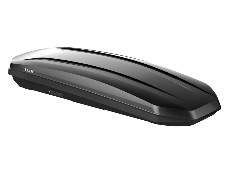 Автобокс LUX MAJOR черный глянцевый 460L двустороннее открывание (2170х860х320) Автобокс LUX MAJOR черный глянцевый 460L двустороннее открывание (2170х860х320)