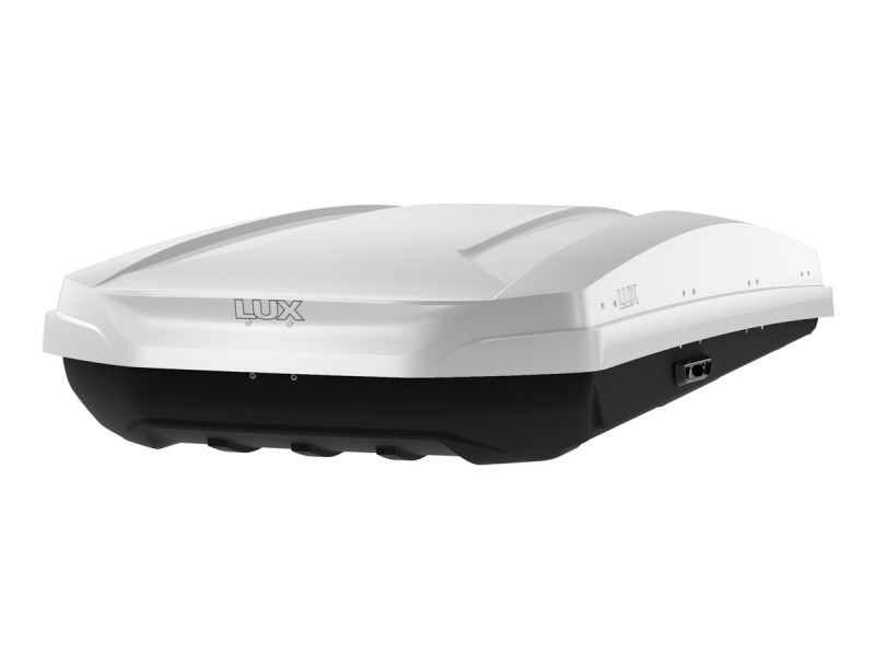 Автобокс LUX MAJOR белый глянцевый 460L двустороннее открывание (2170х860х320) Автобокс LUX MAJOR белый глянцевый 460L двустороннее открывание (2170х860х320)