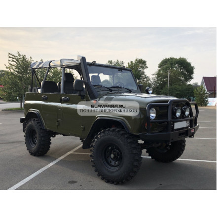 Бампер силовой передний под лебедку для внедорожника