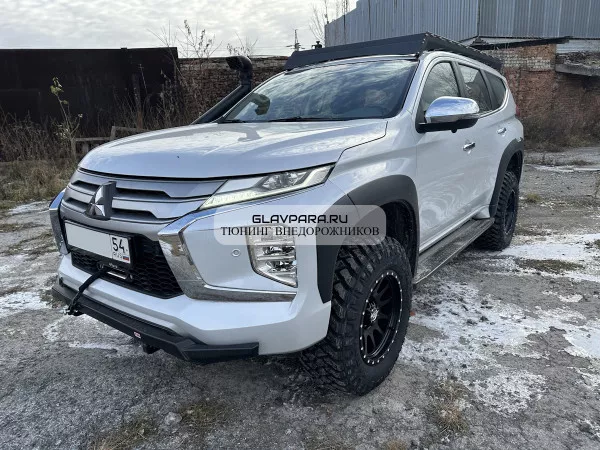 Подготовка к бездорожью Mitsubishi Pajero Sport 2021 компанией ГЛАВПАРА Подготовка к бездорожью Mitsubishi Pajero Sport 2021 компанией ГЛАВПАРА