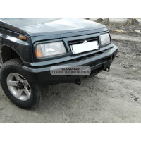 Бампер передний силовой Torque 4x4 для Suzuki Escudo 88-98г.в. (5 дверей) квадратный с площадкой под лебедку
