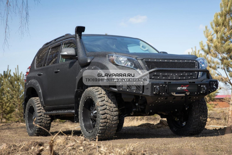 Бампер силовой передний BMS ALFA для Тойота Прадо 150 2009-2017 Бампер силовой передний BMS ALFA для Тойота Прадо 150 2009-2017